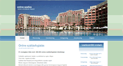 Desktop Screenshot of online-szallas.com